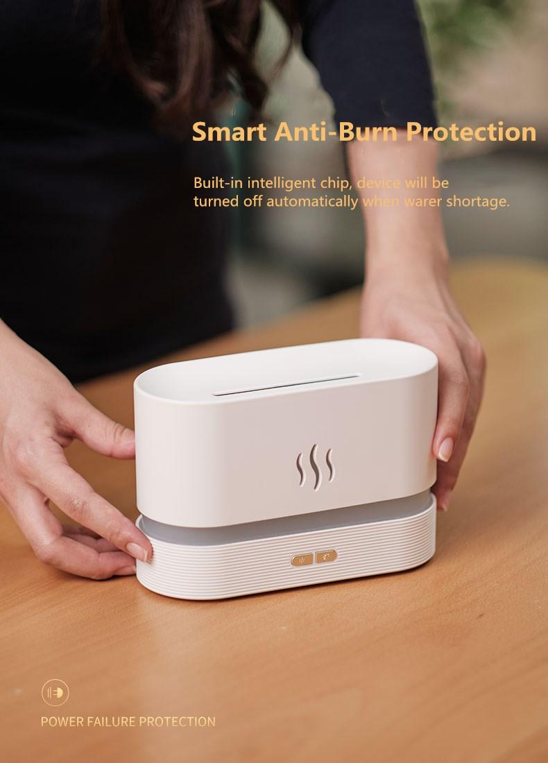 Зволожувач повітря Полум'я 180 мл Білий (1665704071) - фото 6 Зволожувач повітря Полум'я 180 мл Білий (1665704071) - фото 6