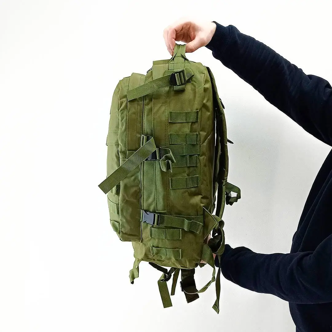 Рюкзак тактичний Tactical Raid похідний 40 л Olive (601-olive) - фото 2 Рюкзак тактичний Tactical Raid похідний 40 л Olive (601-olive) - фото 2