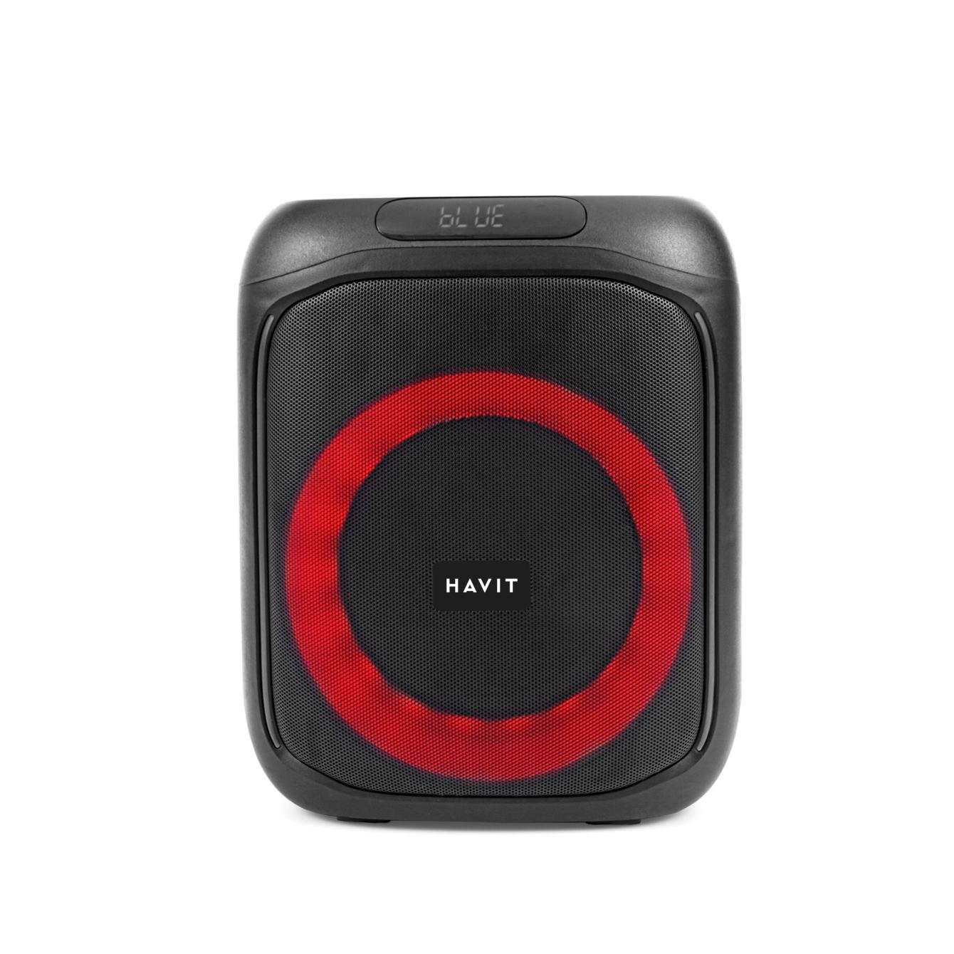 Портативная колонка с микрофоном Havit SQ146BT 60W RGB Black (SQ146BT) - фото 9