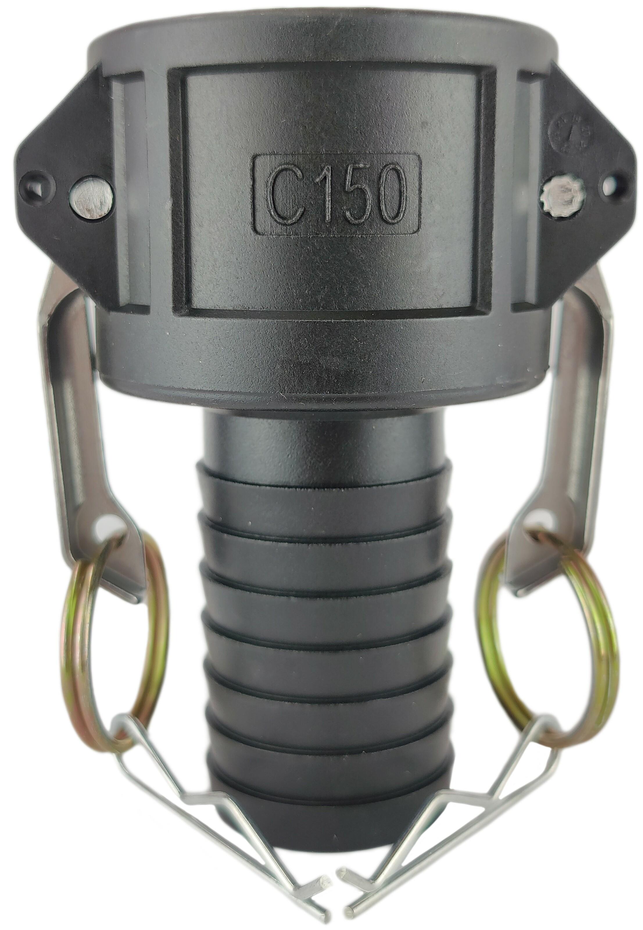 Муфта camlock під рукав 38 мм поліпропілен C-150 1 1/2" (50223024)