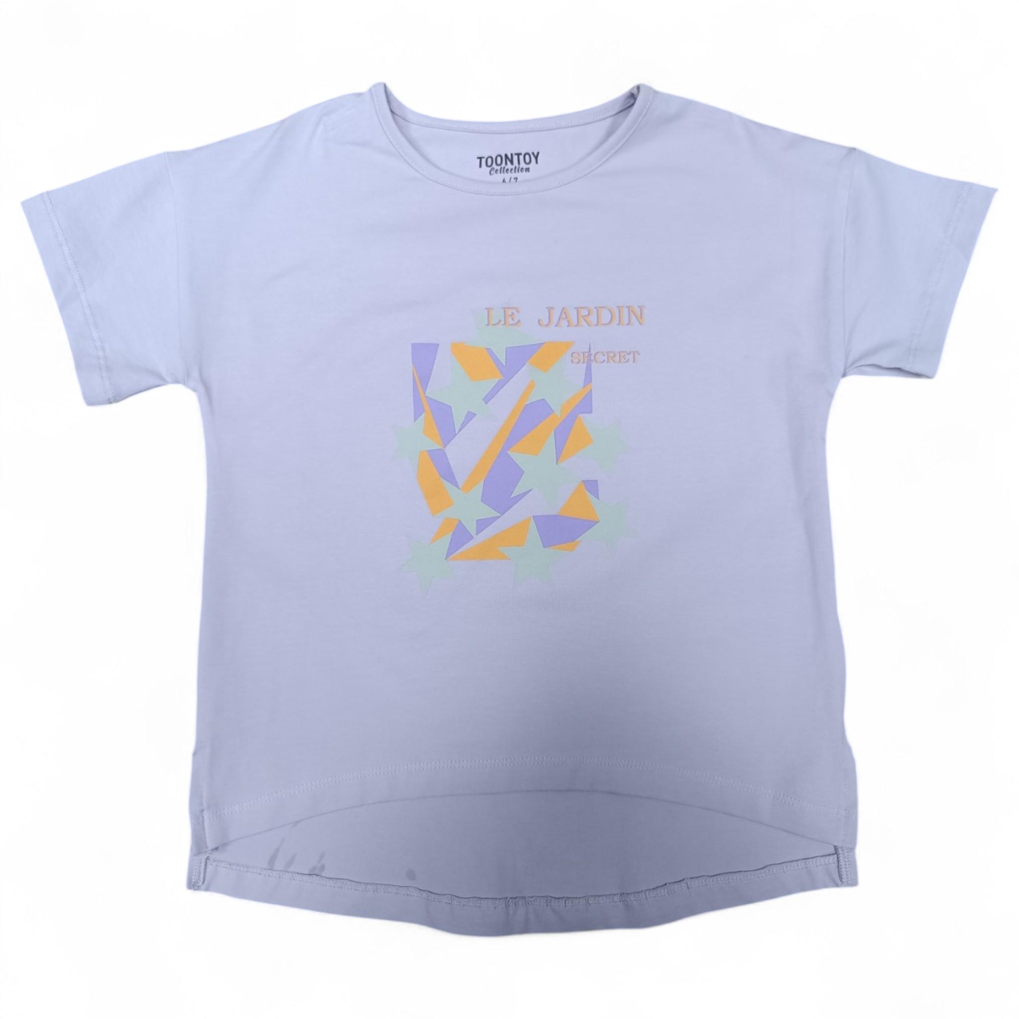 Футболка для девочки Toontoy Abstraction 140/146 см Purple (T_24495Purple/140)