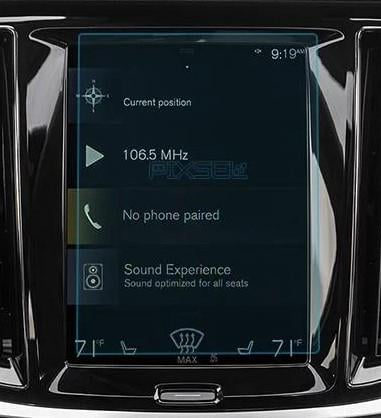 Стекло защитное Pixsel гибридный глянец на монитор Volvo V 60 8,9“ 2020