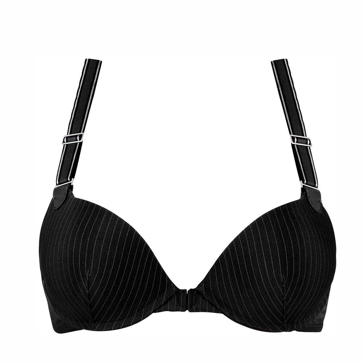 Бюстгальтер пуш-ап Marlies Dekkers Gloria D75 Black pinstripe