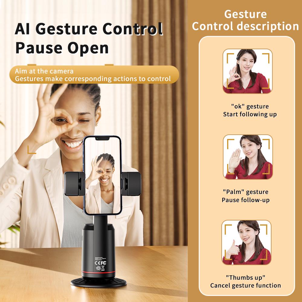 Селфи-монопод XO SS16 Wireless 1200 mAh трипод с отслеживанием лица для телефона дистанционное управление Черный - фото 4 Селфи-монопод XO SS16 Wireless 1200 mAh трипод с отслеживанием лица для телефона дистанционное управление Черный - фото 4