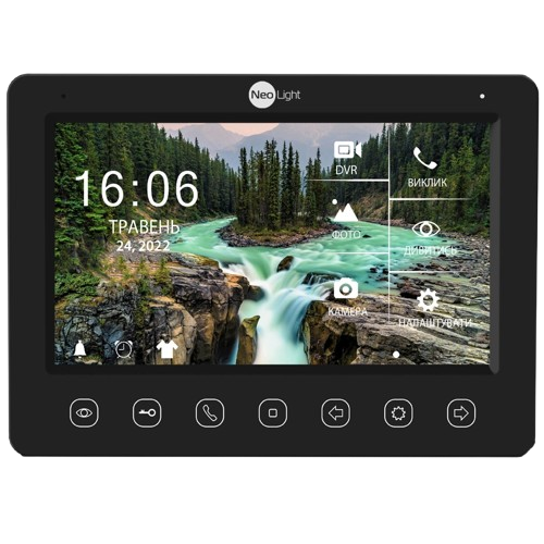 Видеодомофон NeoLight KAPPA+ Black (28100269)