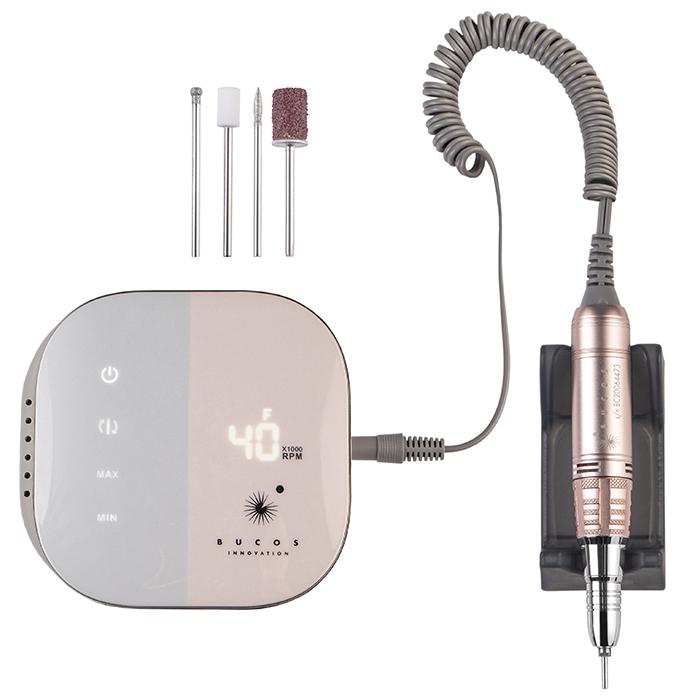 Фрезер для манікюру Nail Drill Bucos X1 PRO BLUSH 65 Вт 40 000 об. Pink