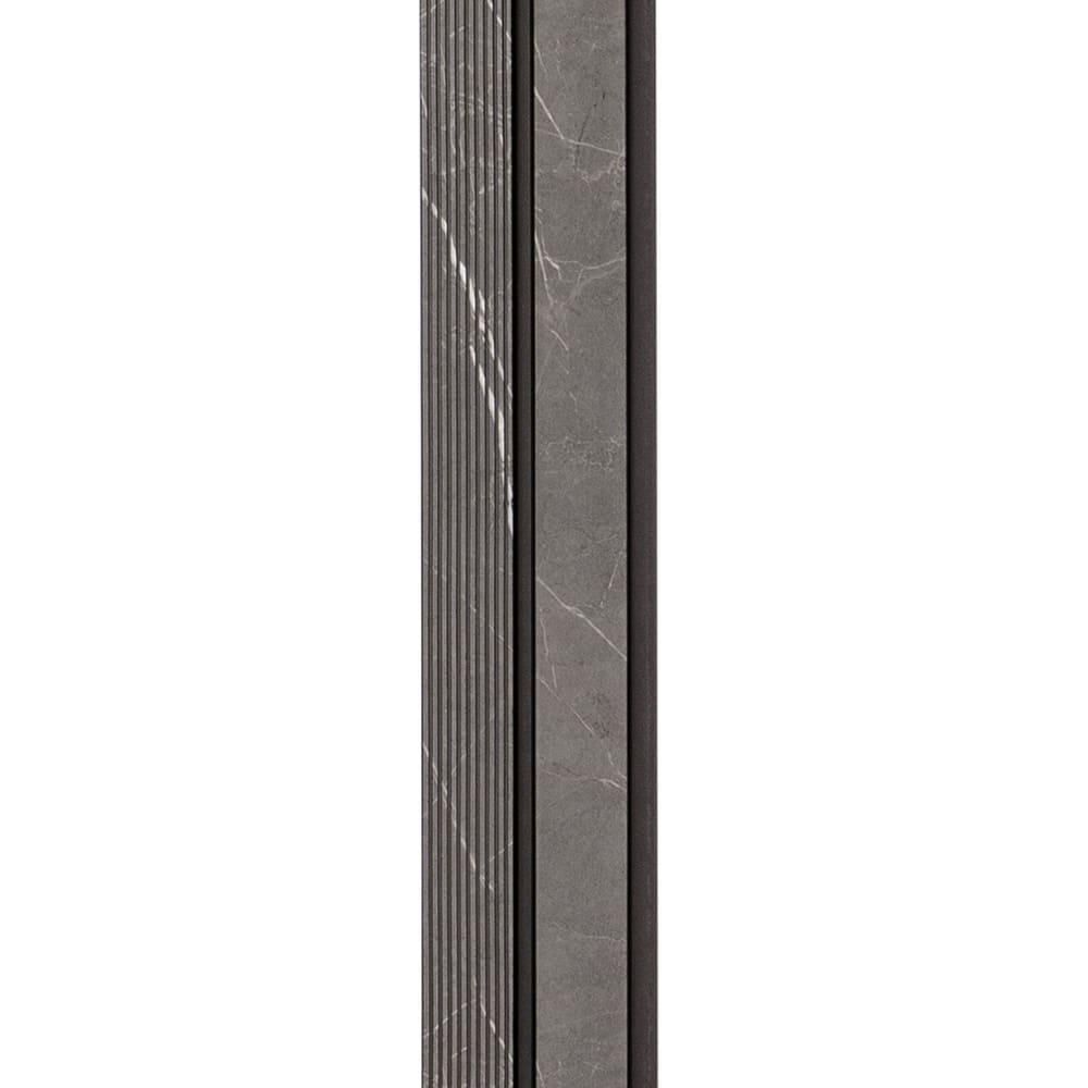 Реечная панель декоративная Sticker Wall PS 2900х120х12 мм Черный мрамор (SW-00001751)