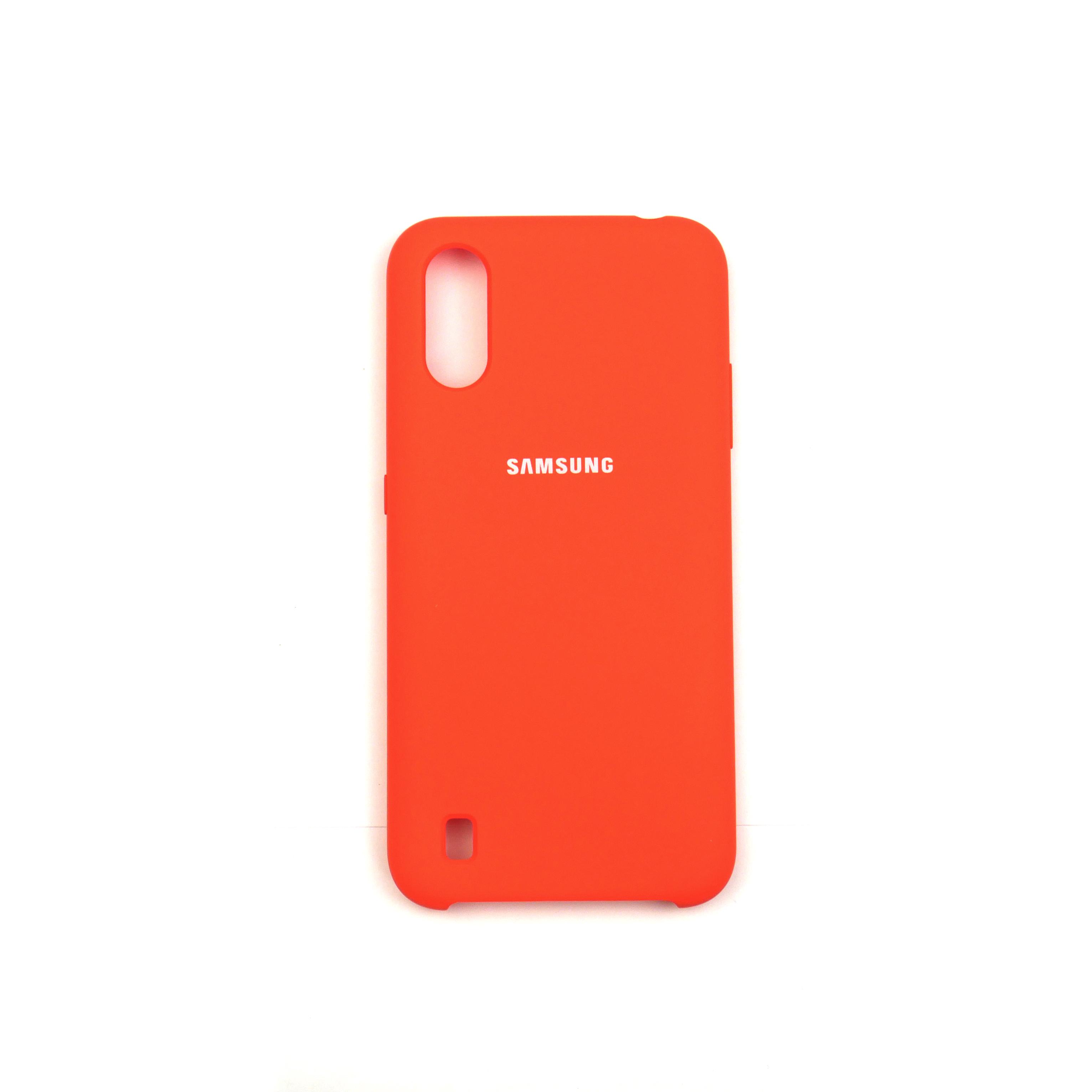 Чехол Jelly Silicone Case Samsung A01 Orange (13)