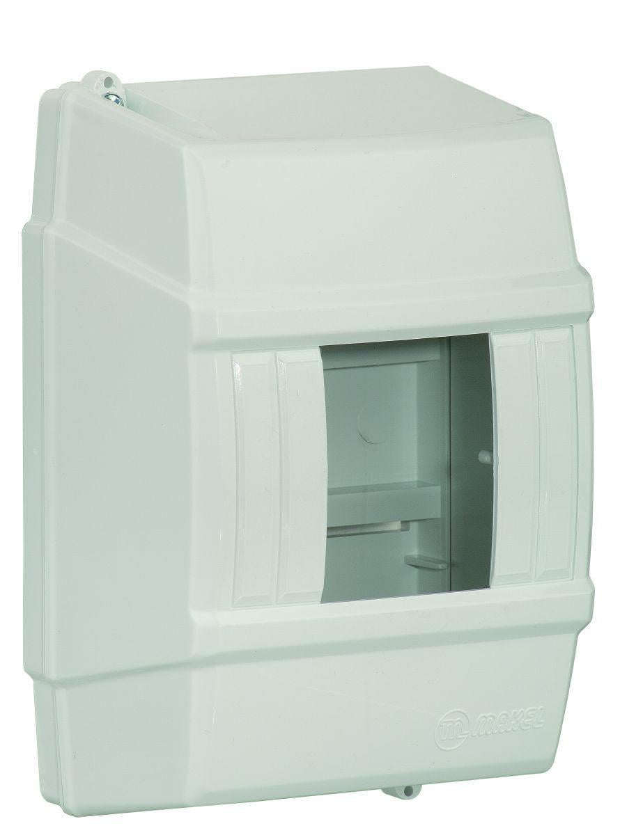 Щит Makel 4-модульный пломбированный для открытого монтажа с прозрачной дверцей (63141)