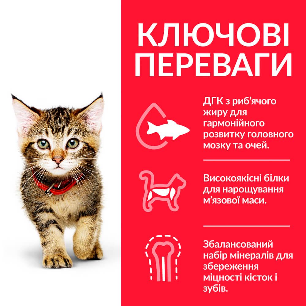 Корм сухий Hill's Science Plan Kitten з куркою для кошенят 0,3 кг (052742059716) - фото 2