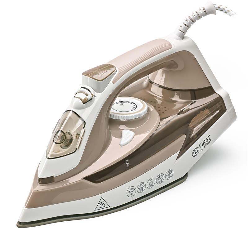 Праска First FA-5628-8 2300W 300 мл Ceramic White/Brown (25816153)