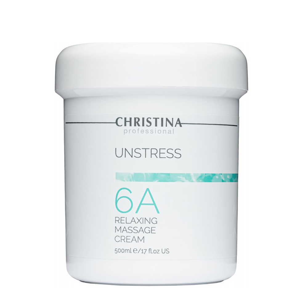 Масажний крем CHRISTINA Unstress Relaxing Massage Сream 500 мл