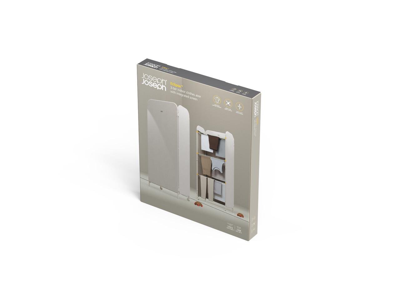 Стойка для сушки белья Joseph Joseph Eclipse 3-ярусная с ширмой (50055) - фото 6