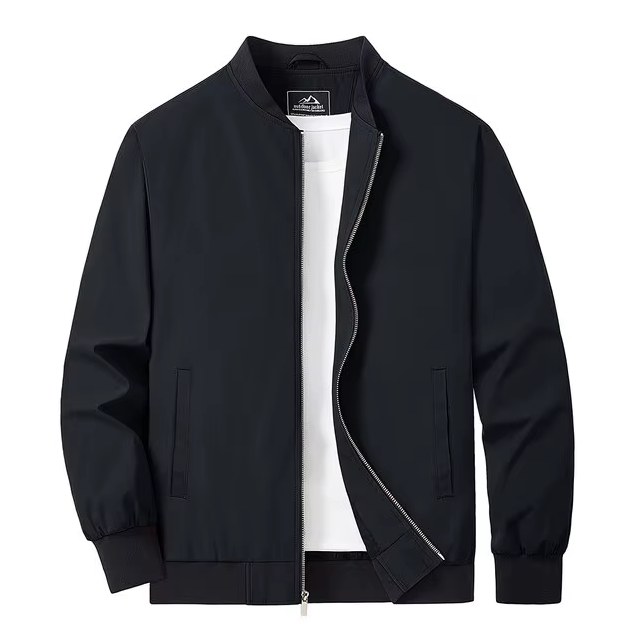 Куртка-бомбер мужская L Черный (33389317)