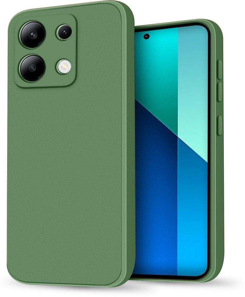 Силиконовый чехол HardCorner Xiaomi Redmi Note 13 (с микрофиброй) Khaki (35425-17)