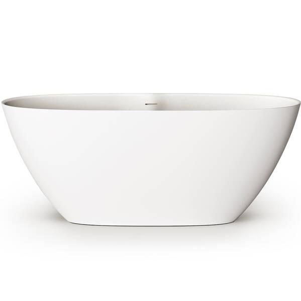 Ванна зі штучного каменю PAA Perla VAPERLS/00 160х75 см Білий матовий