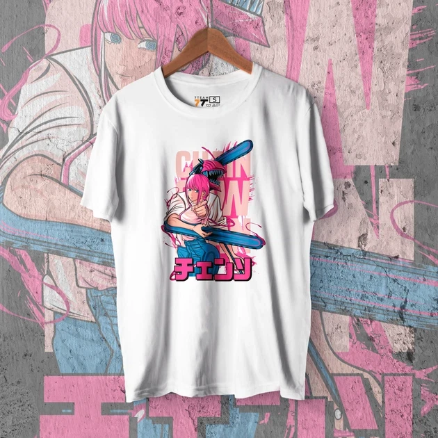 Футболка мужская с принтом Человек-бензопила Дэнджи и Макима WE г. 48 (Anime0478)