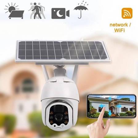 IP WiFi камера видеонаблюдения Q5 2.0 Мп с солнечной панелью (17047) - фото 2