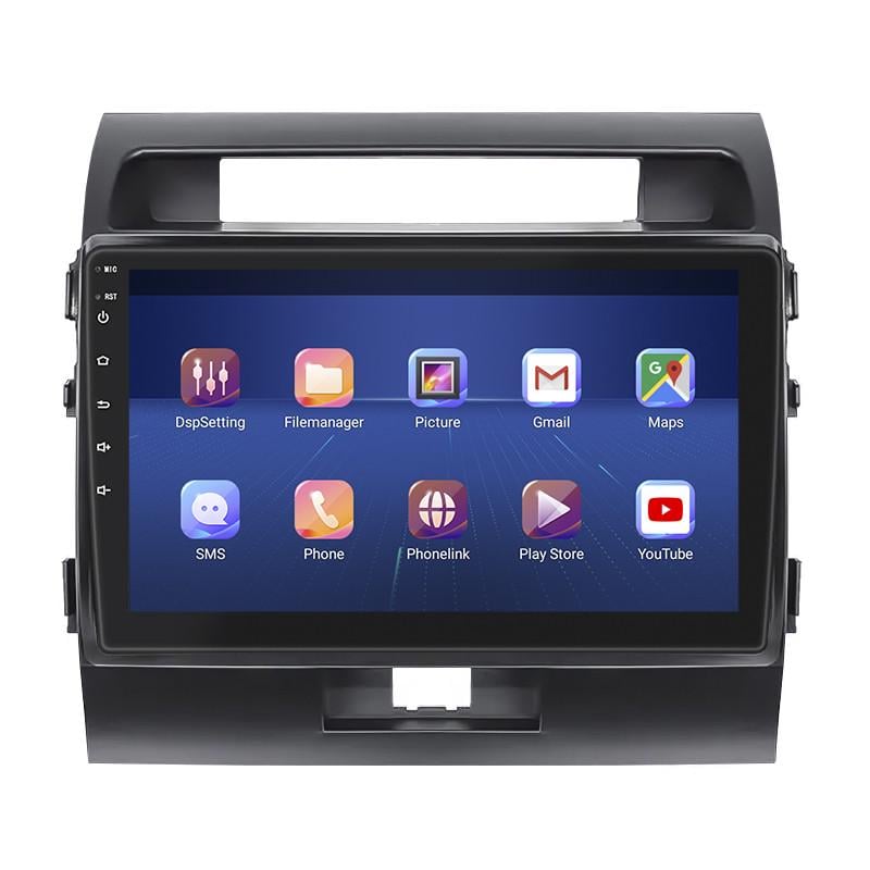 Магнитола штатная Lesko для Toyota Land Cruiser 200 Series 1 2012-2015 10" 4/64Gb 4G Wi-Fi GPS Top - фото 2