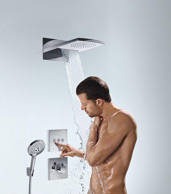 Душ верхний с кронштейном Hansgrohe Raindance Rainfall 28433400 214 мм Хром (71138) - фото 5