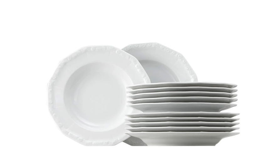 Столовый сервиз Rosenthal Maria White 12 предметов на 6 персон (10430-800001-18339)