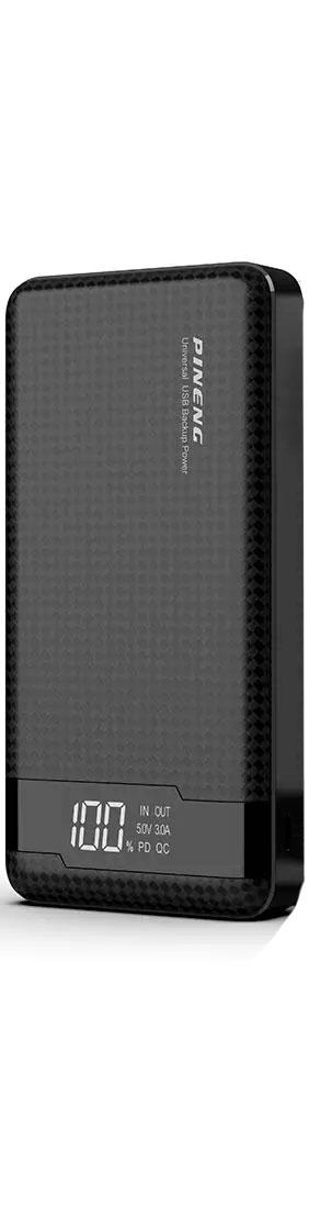 Повербанк Pineng PN-861 Type-C PD/QC 20W 20000 mAh Black (86101)