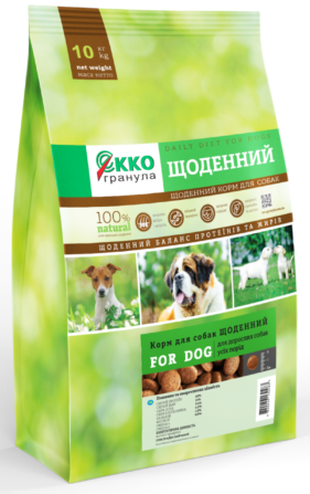 Корм для собак Екко-гранула Щоденний 10 кг