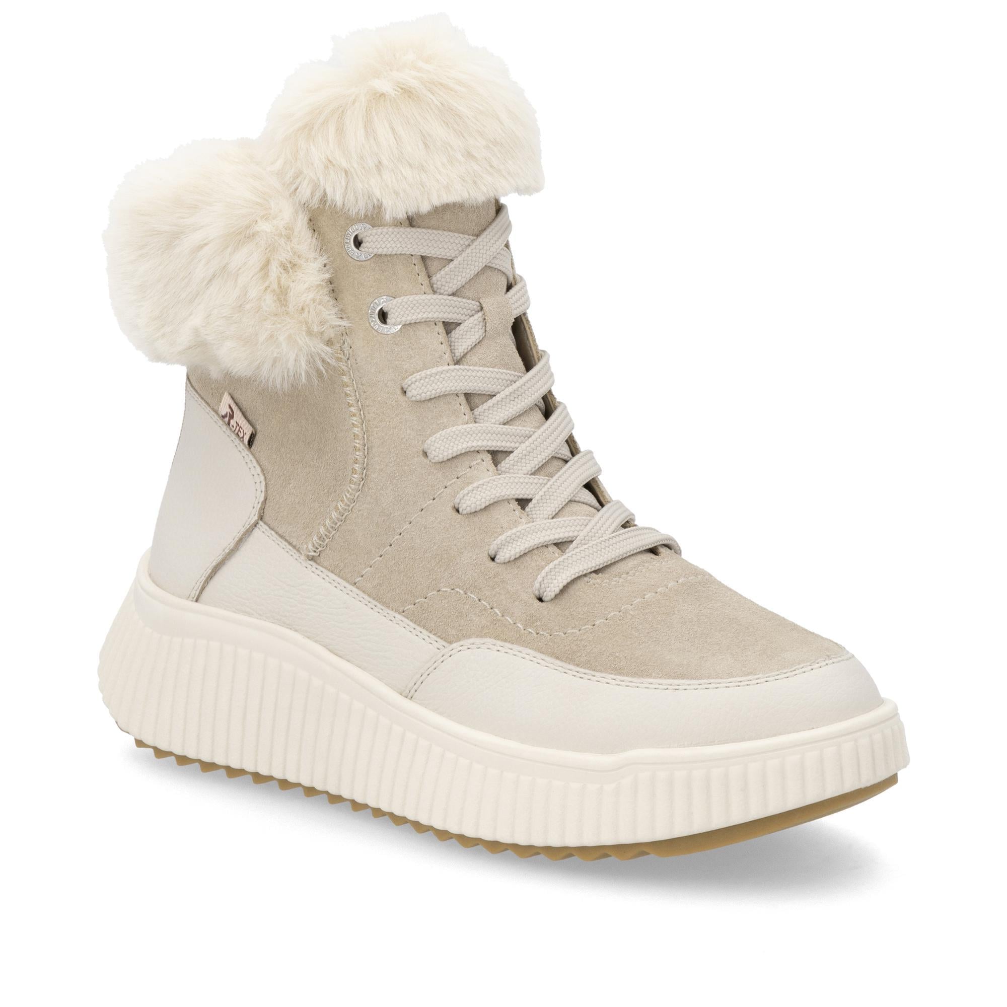 Ботинки женские зимние RIEKER Evolution спортивные р. 38 Бежевый (013813-38)