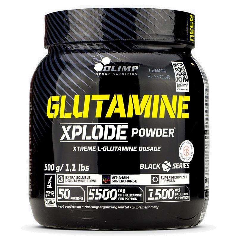 Комплекс L-глютаминовый Olimp Glutamine Xplode Лимон 500 г