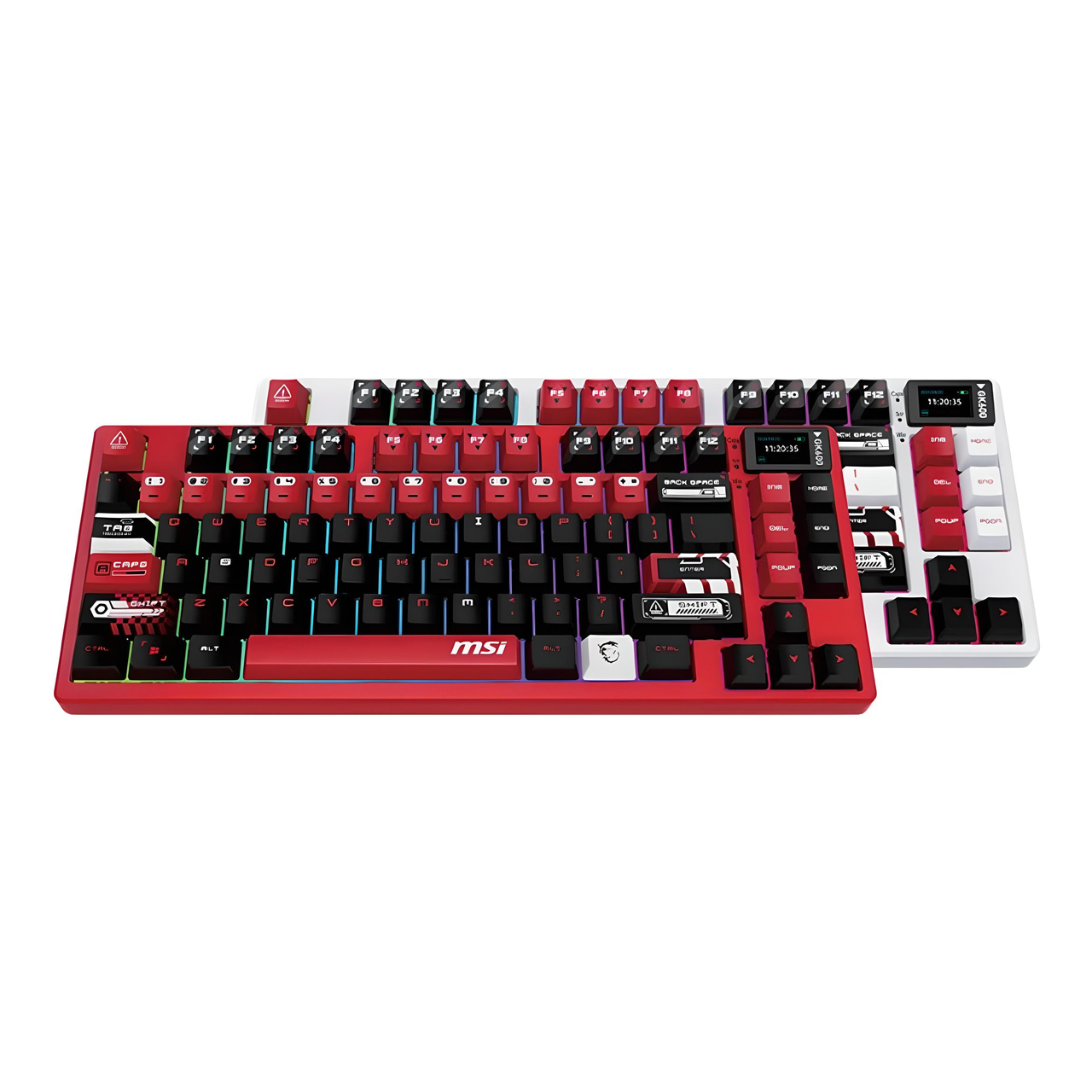 Клавиатура MSI Forge GK600 W Formula Linear Switch Белый (2457557138) - фото 4