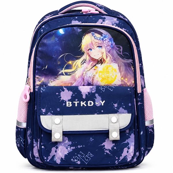 Рюкзак школьный Anime 41х31х18 см Синий (ЦБ-00042663)