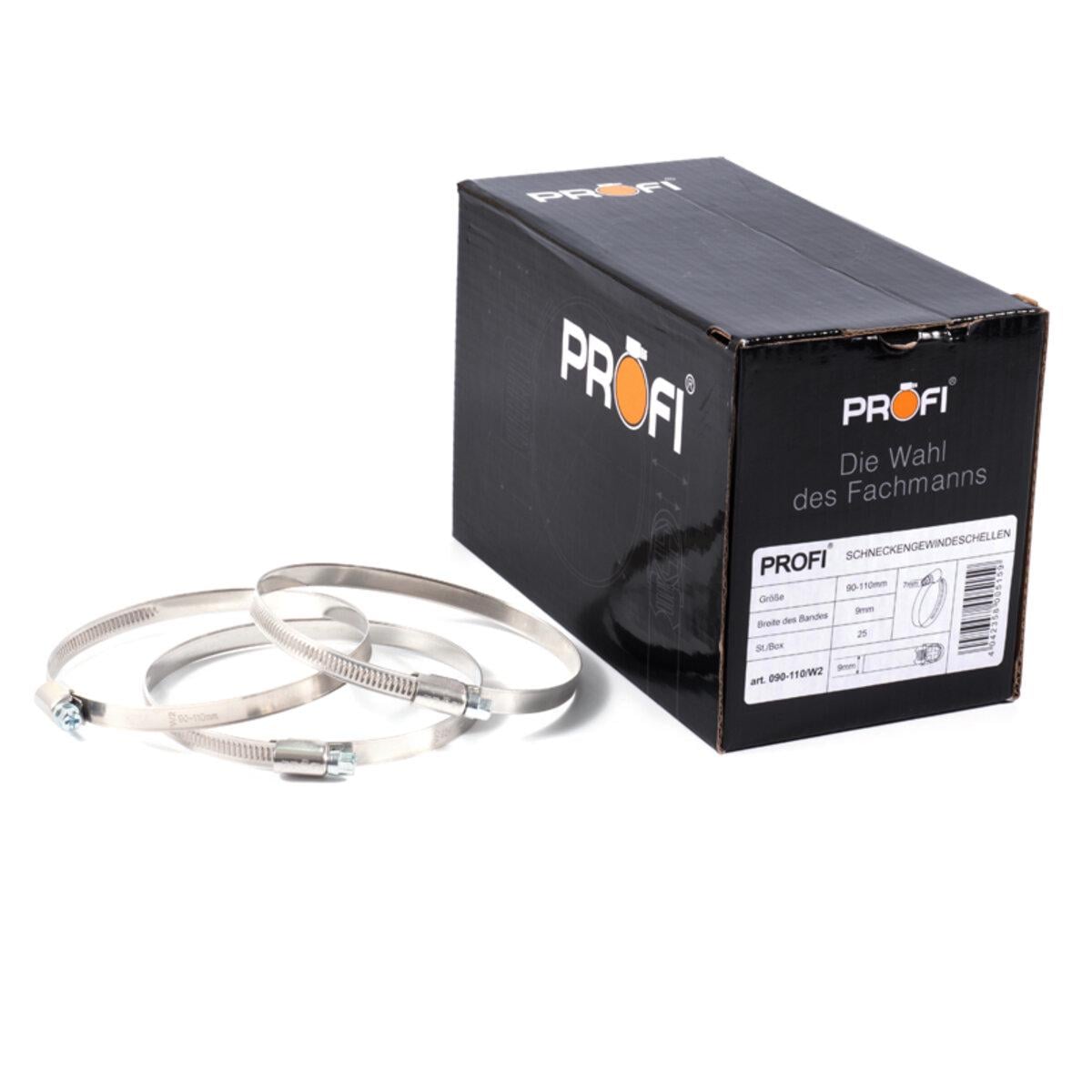 Хомуты Profi 90-110/W2/9 мм/25 шт.