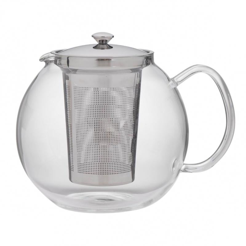 Заварник скляний для чаю з сіткою Lora NG1 1500 мл