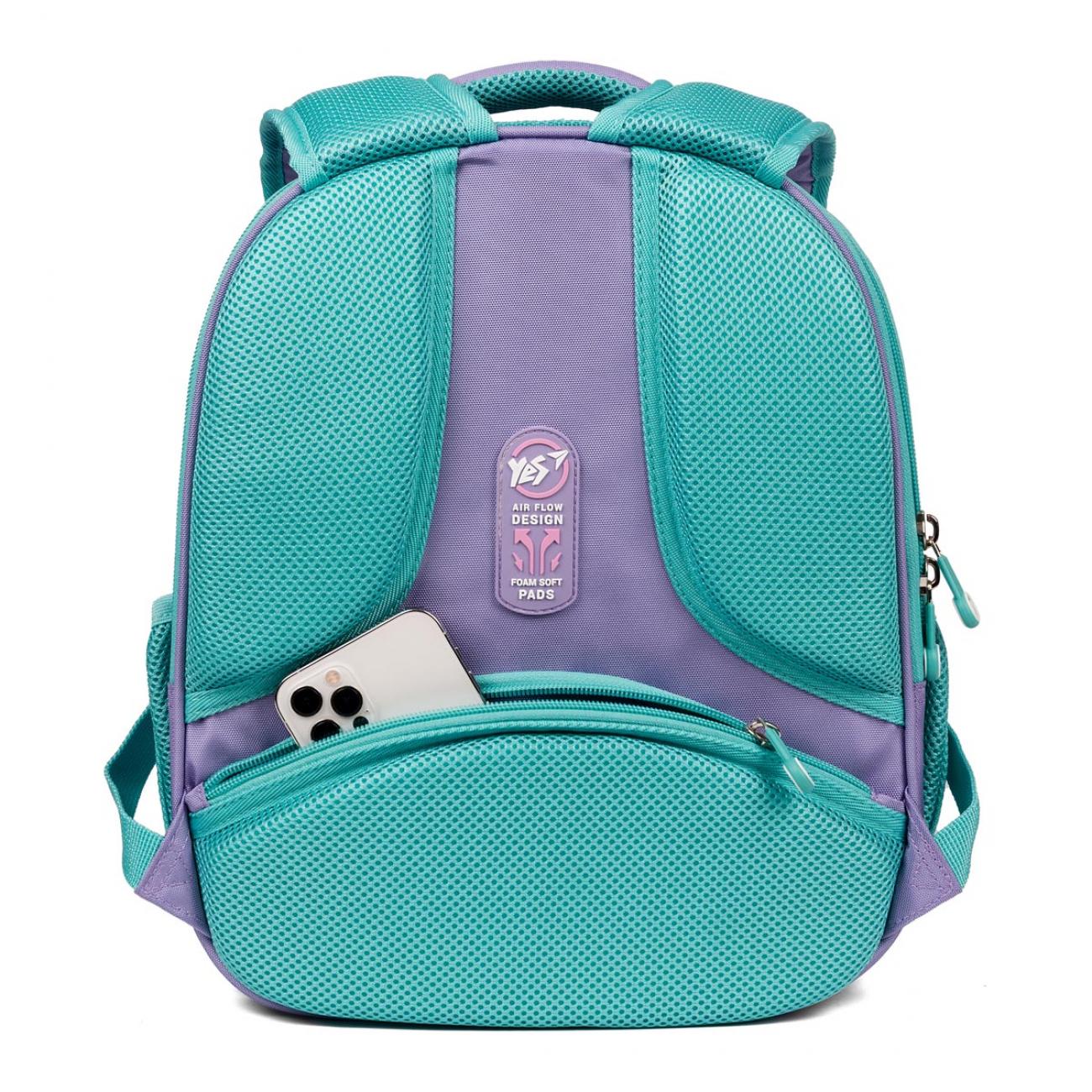 Шкільний рюкзак каркасний з ортопедичною спинкою YES Minecraft Pinky H-100 (550094/995066) - фото 9