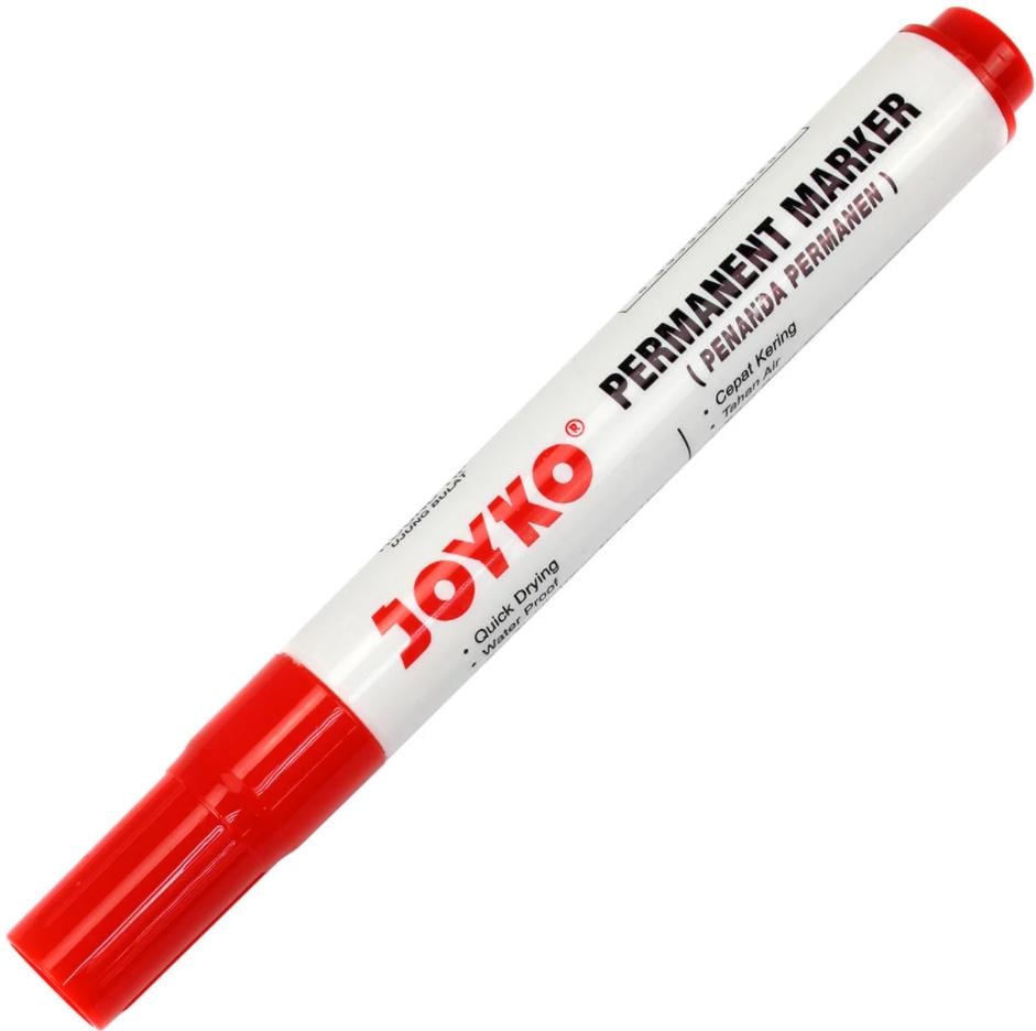 Маркер перманентный Joyko PM-18 Red (MAR-P-18-K)