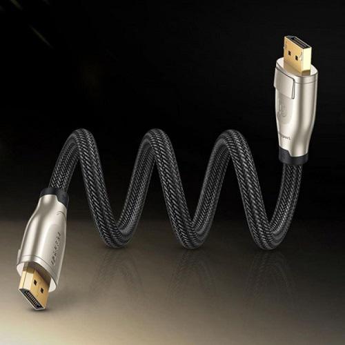 Кабель UGREEN DisplayPort M-M DP112 2 м 8K Zinc Alloy Shell Чорний (11315110) - фото 3 Кабель UGREEN DisplayPort M-M DP112 2 м 8K Zinc Alloy Shell Чорний (11315110) - фото 3