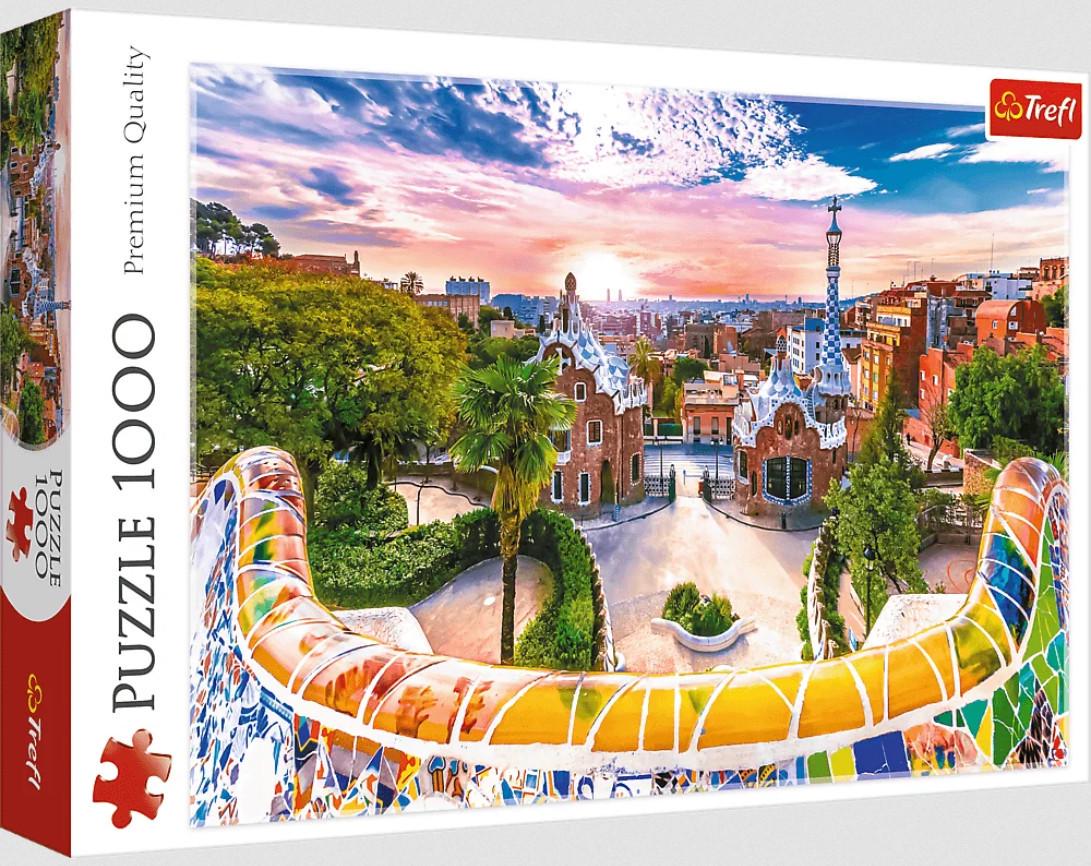 Пазл Trefl Закат над Барселоной Испания 1000 эл.