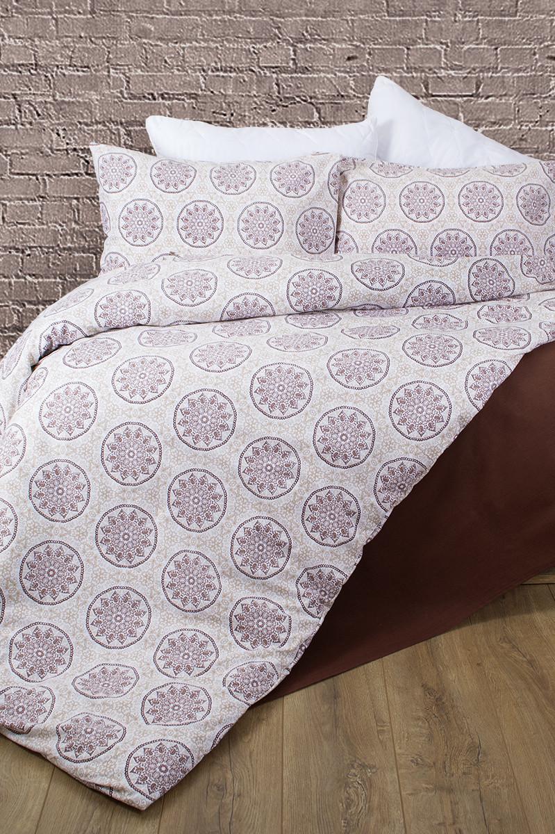 Комплект постельного белья Lotus Premium Esther семейный Коричневый (2000022193351)