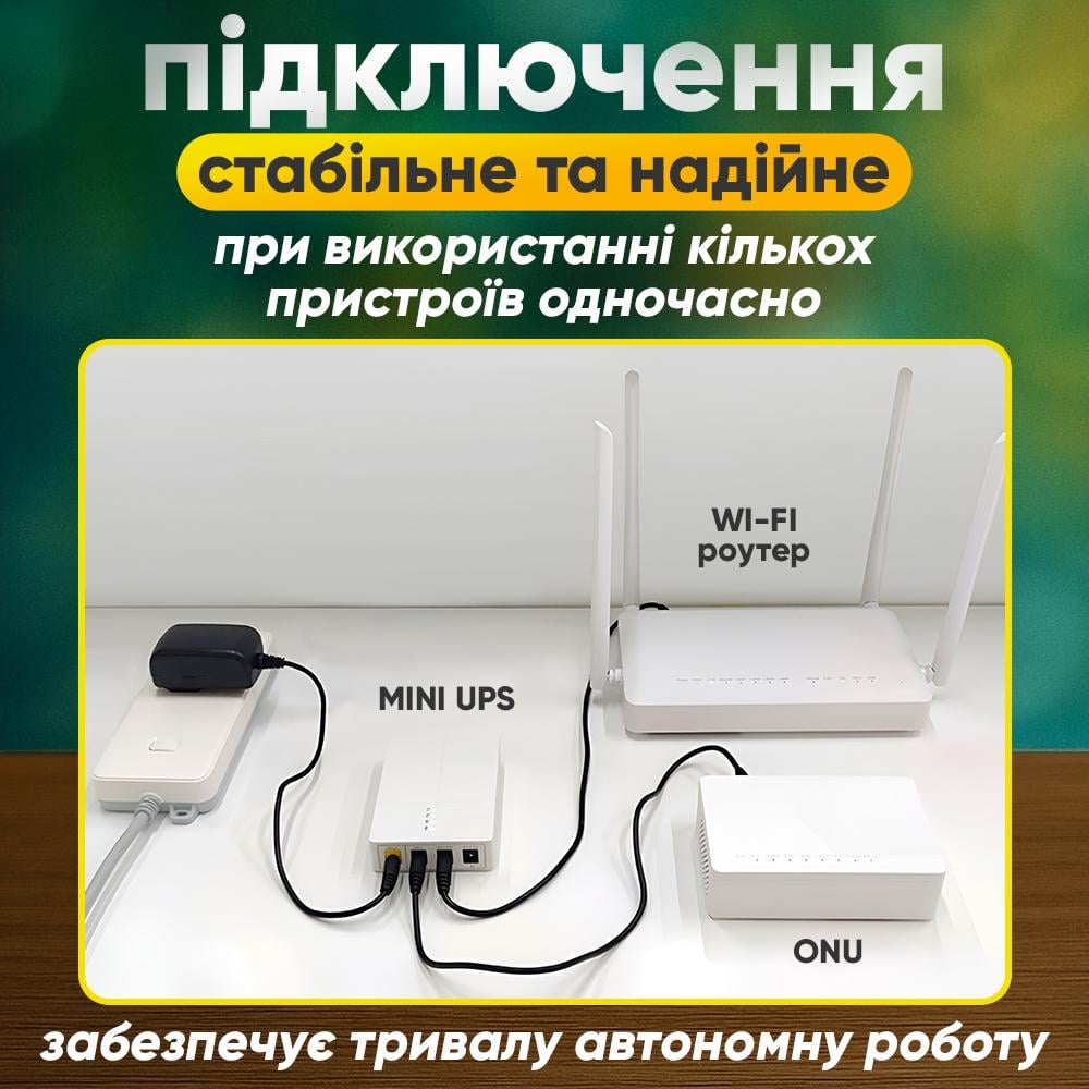 ᐉ ИБП для роутера сетевого оборудования WGP mini UPS DC optima