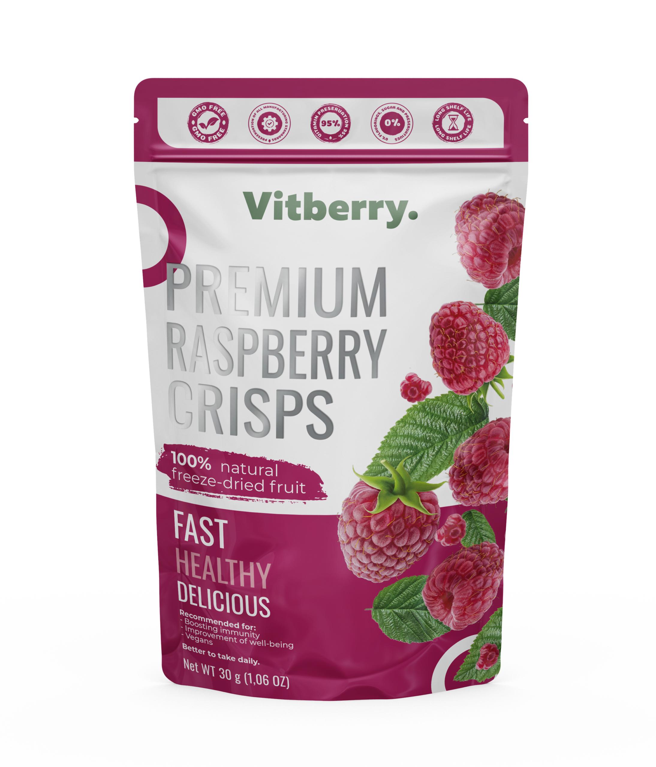 Малина сублімована Vitberry 30 г (4820279580029)