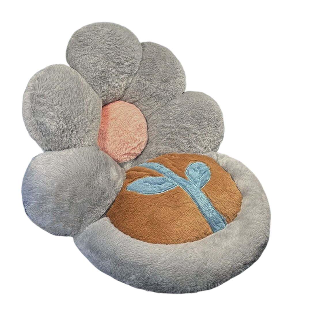 Подушка для кресла Цветок Grey (id_2012)