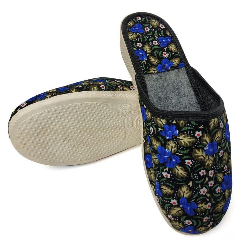 Тапочки домашние женские БЕЛСТА Эспа Цветок 3010 p. 40 25 см Синий