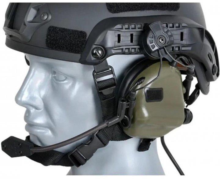 Навушники активні Earmor EM-M32H-M3-FG for Helmet-Mount Olive (578645) - фото 2