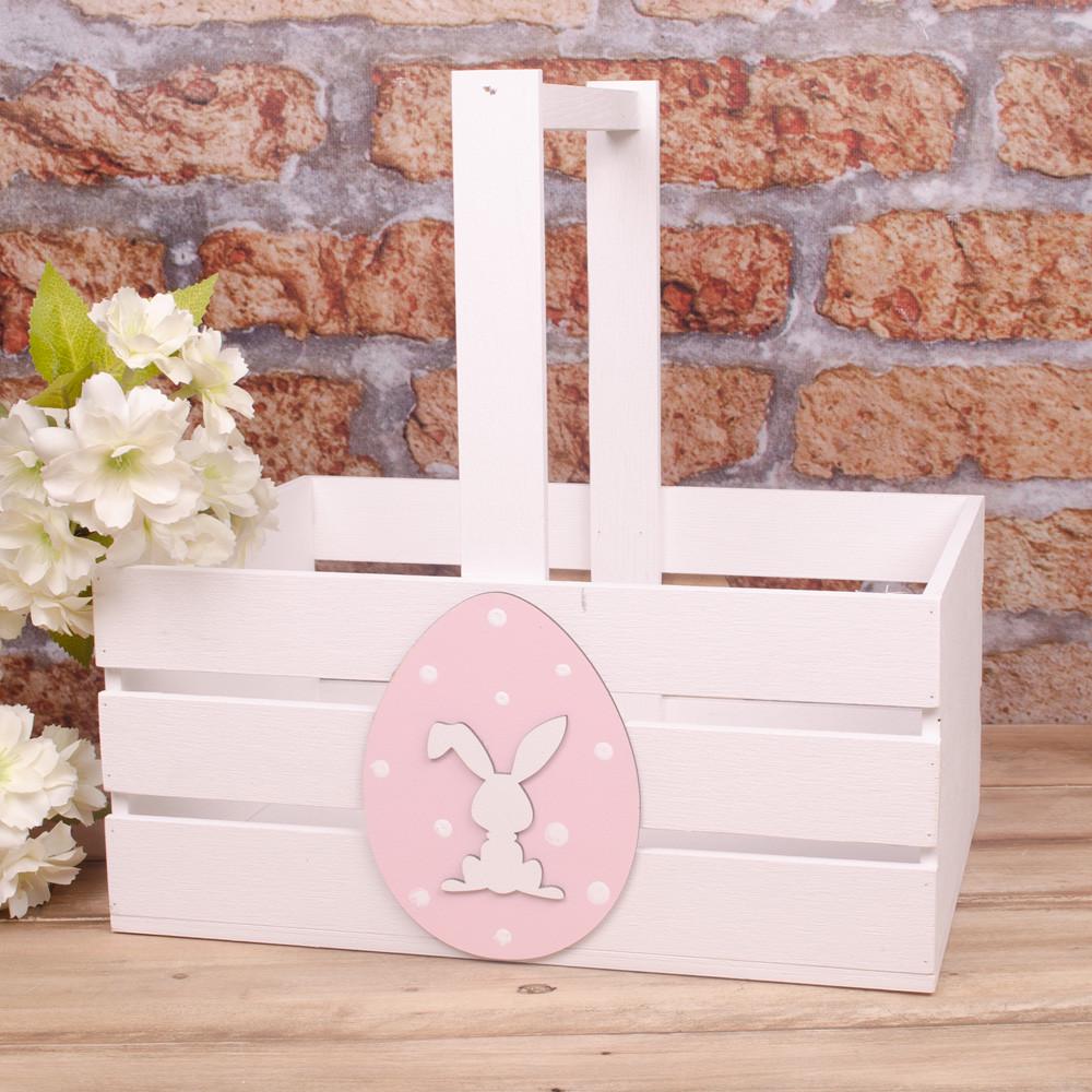 Ящик пасхальный с яичком и зайкой (5058-1)