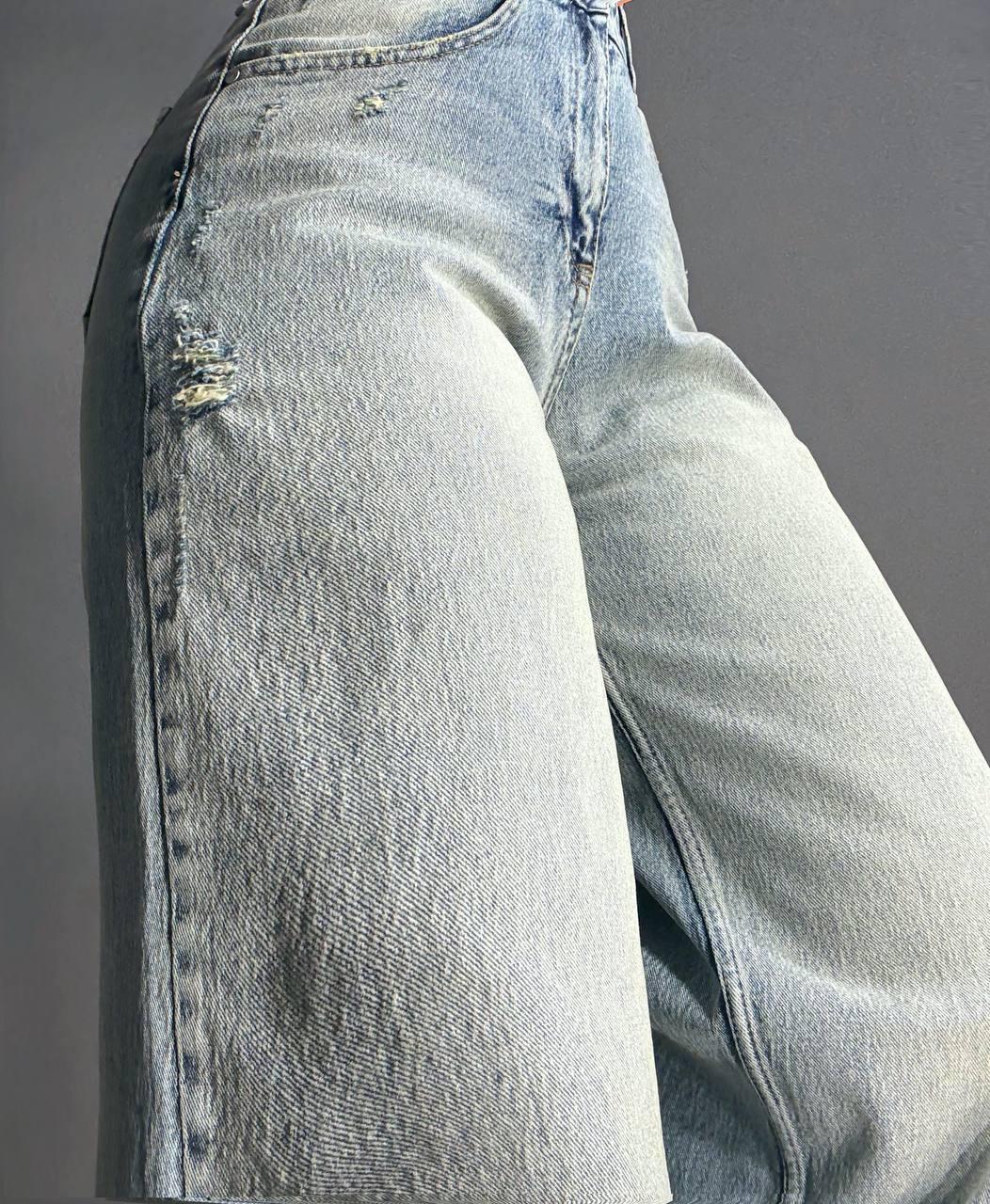 Джинси жіночі I8 51777 BAGGY широкі рвані р. 26 Блакитний (1973) - фото 8 Джинси жіночі I8 51777 BAGGY широкі рвані р. 26 Блакитний (1973) - фото 8