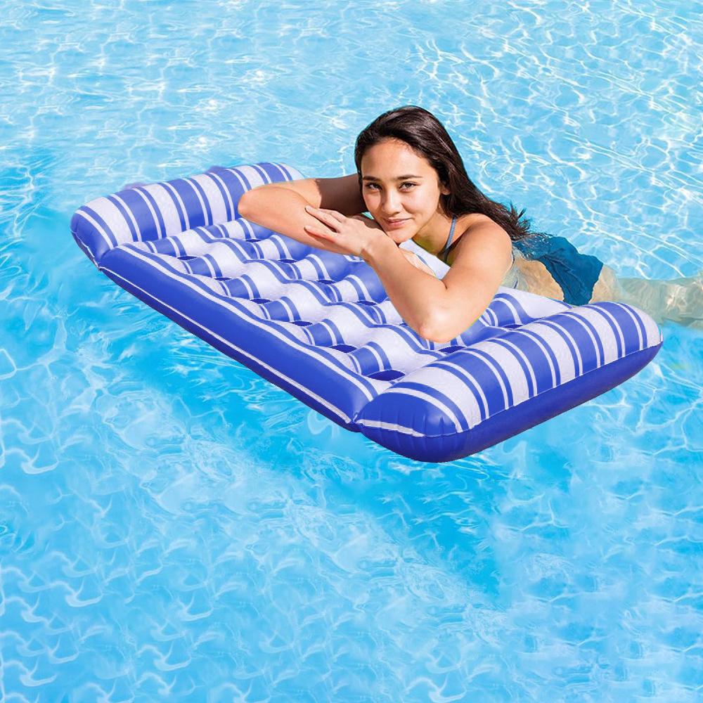 Матрас для плавания надувной 72x130 см Синий - фото 4 Матрас для плавания надувной 72x130 см Синий - фото 4