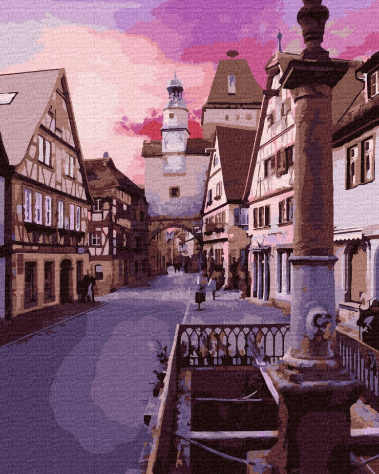 Картина по номерам Brushme Город на восходе солнца (GX29743) Картина по номерам Brushme Город на восходе солнца (GX29743)