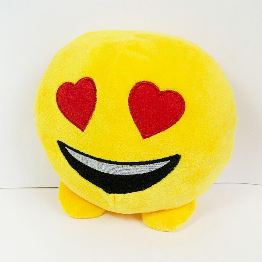 М'яка іграшка Weber Toys смайлик emoji Улюбленець 18 см (5651)