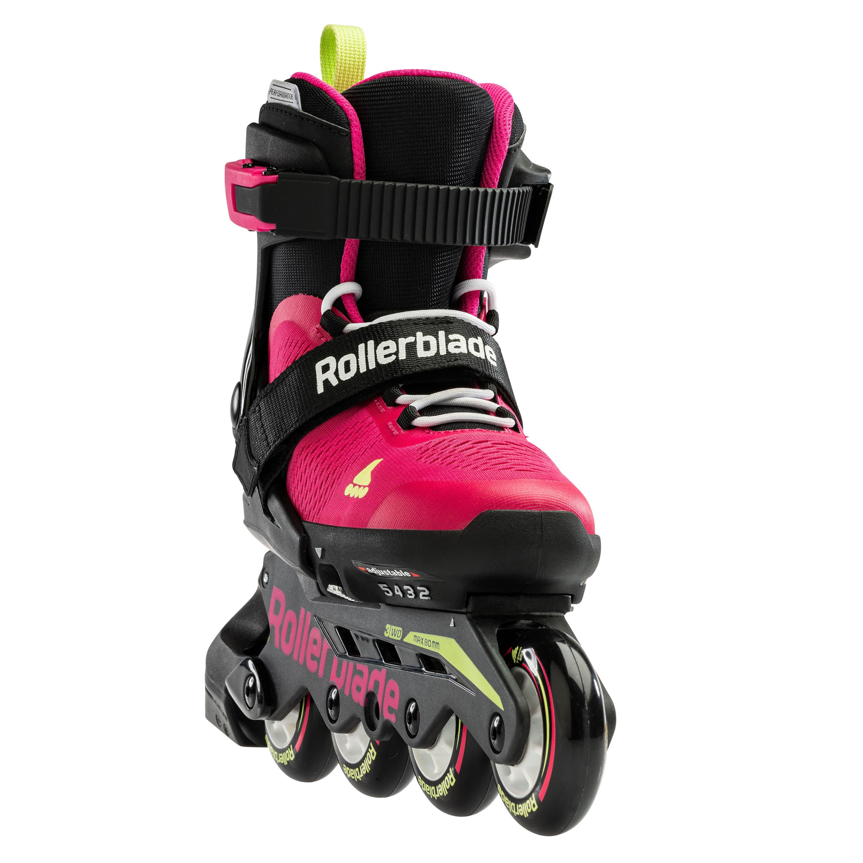 Ролики детские Rollerblade Microblade р. 28-32 Черно-розовый - фото 3 Ролики детские Rollerblade Microblade р. 28-32 Черно-розовый - фото 3