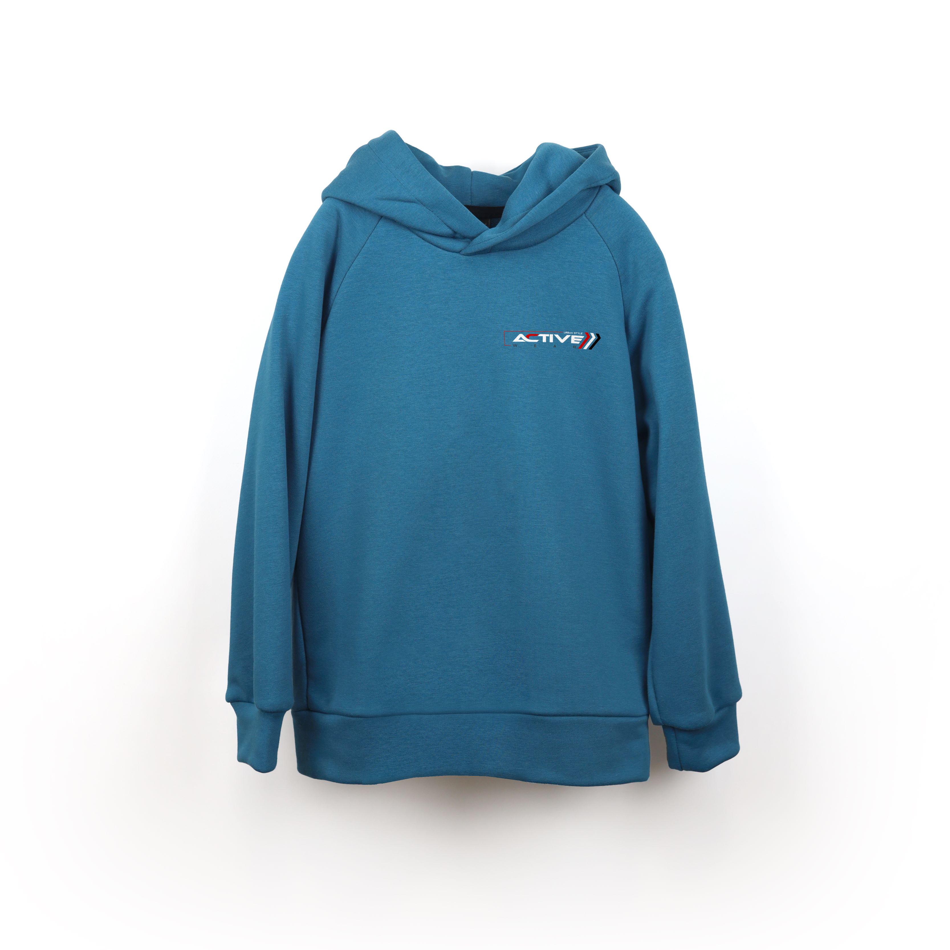 Худі для дітей NEWGEN з принтом 134 см Бірюзовий (20181801)